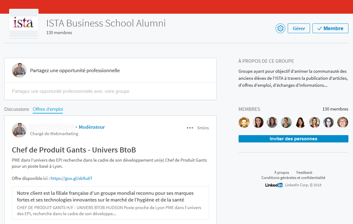 ISTA Business School Alumni LinkedIn