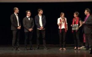 Equipe ISTA lors de la cérémonie de remises des prix - concours jefilmelemetierquimeplait